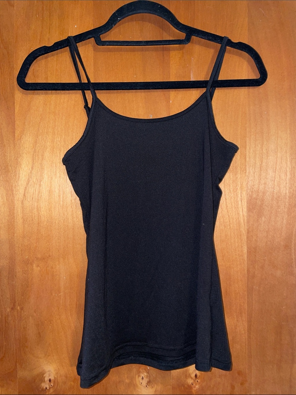 Women's Black Spaghetti Strap Camisole
